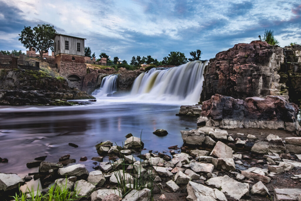 Falls Park in Sioux Falls, SD